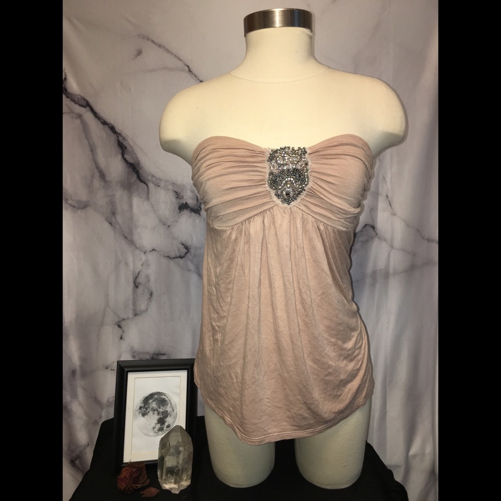 Strapless Nude Top